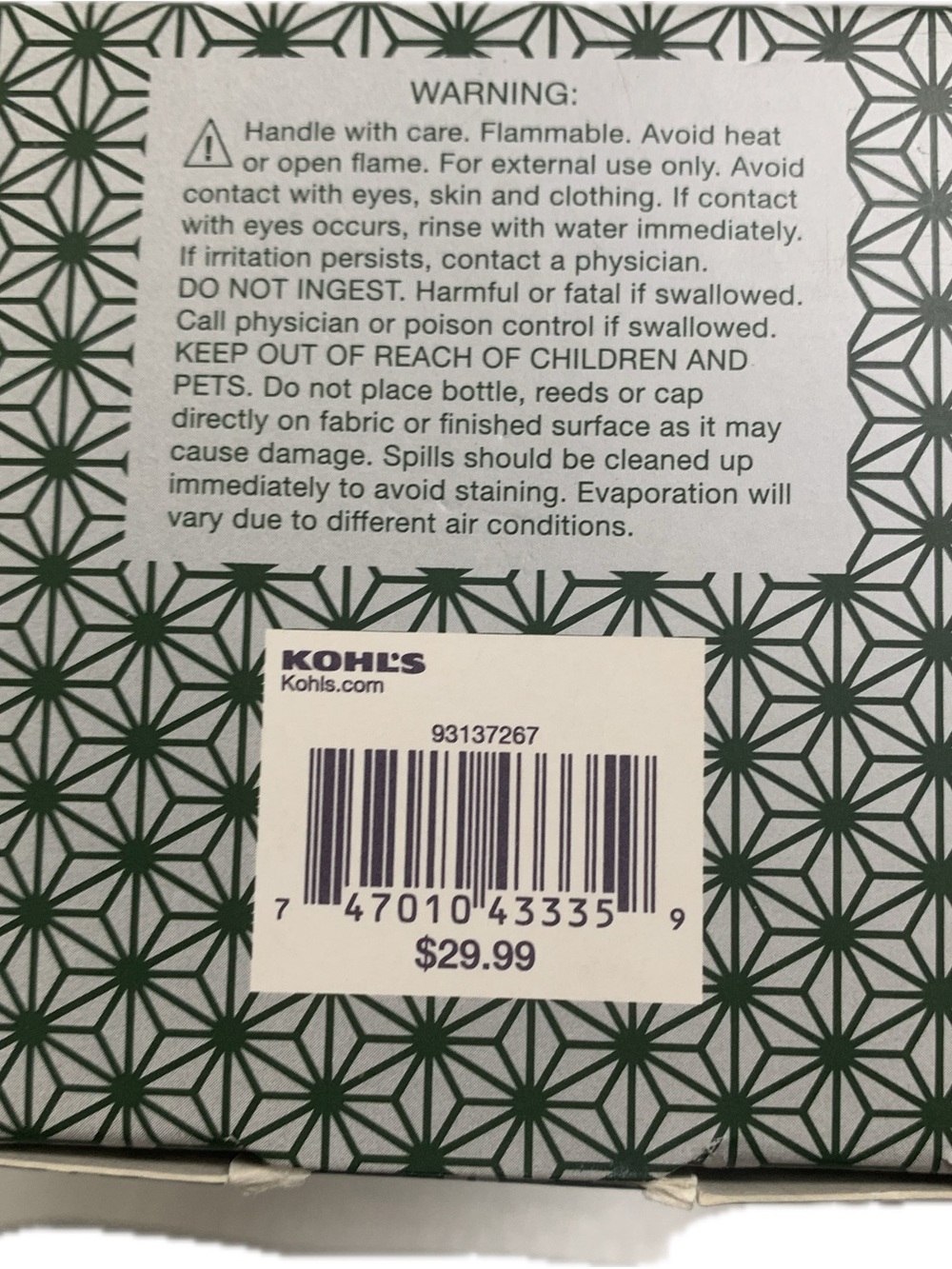 Jennifer Lopez Iced Pine Fragranced Diffuser - Picture 3 of 4